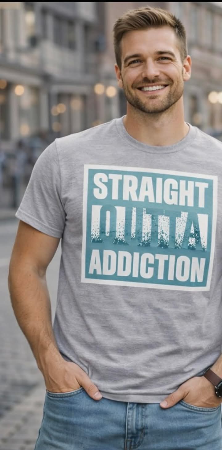 STRAIGHT OUT OF ADDICTION Tee